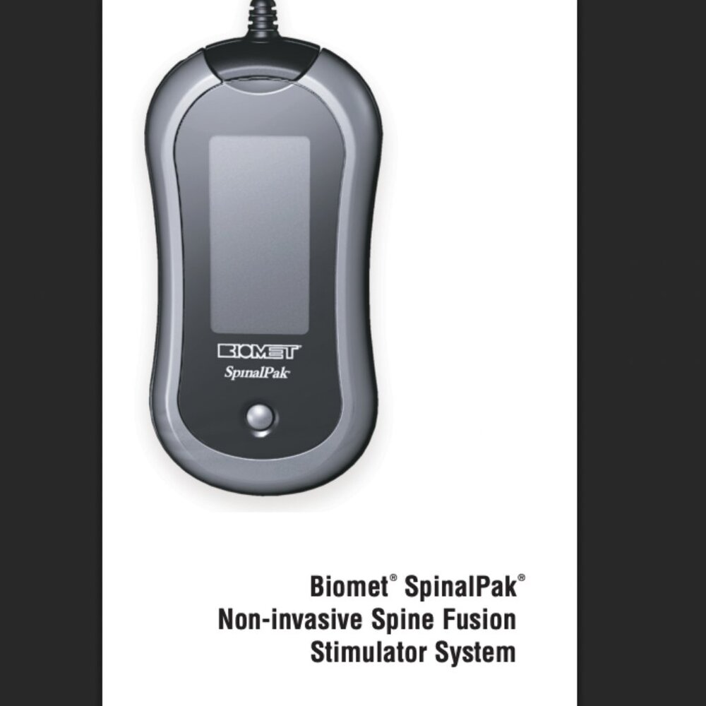 Biomet SpinalPak Spinal Fusion Stimulator System Complete‎ w/ Battery & Extras